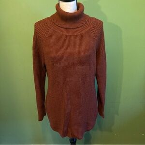 Twik Rich brick Brown Turtleneck Sweater